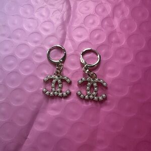 Chanel up-cycled earrings